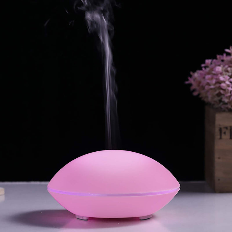USB Essential Oil Diffuser, Mini Cute Shell Shape Aromatherapy Diffuser for Kids, 80Ml Ultrasonic Air Fresher USB Humidifier, BPA Free and