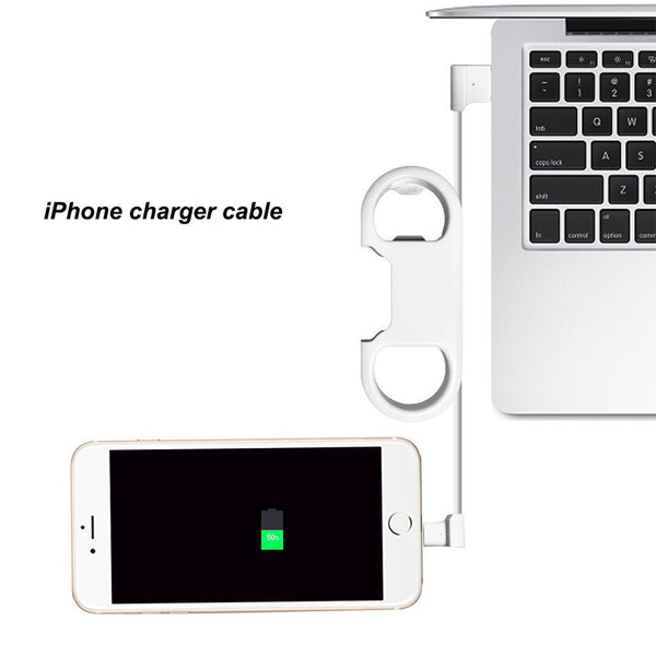 Iphone Charge Lightning Cable + Keychain + Bottle Opener + Aluminum Carabiner,Portable Multifunction Keychain Bottle Opener USB Charging Cord