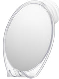 HONEYBULL Shower Mirror Fogless for Shaving - with Suction, Razor Holder for Shower & Swivel, Small Mirror, Shower, Bathroom Mirror, Bathroom