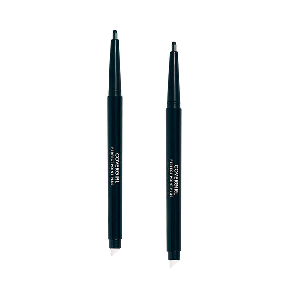 Covergirl Perfect Point plus Self-Sharpening Eyeliner Pencil, Black Onyx, Pack of 2 (Packaging May Vary)
