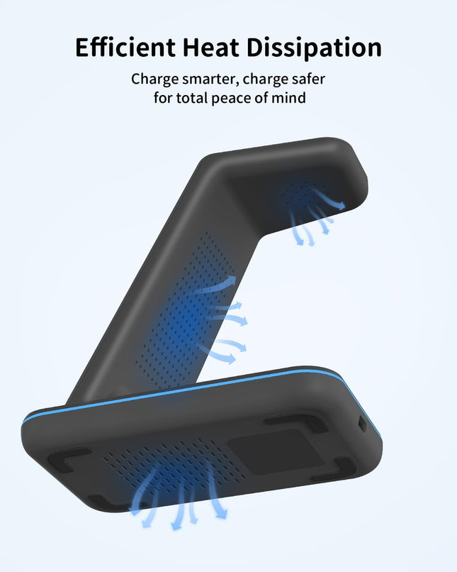Wireless Charger Magnetic for Iphone - Joygeek Wireless Charging Station Pad for Iphone 15 14 13 12 Pro Max Plus, for Ap