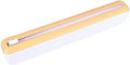 Plastic Wrap Dispenser, PP Reusable Cling Film Dispenser with Cutter Magnetic Stripe Food Wrap Dispenser Foil and Plastic Wrap Dispenser (White