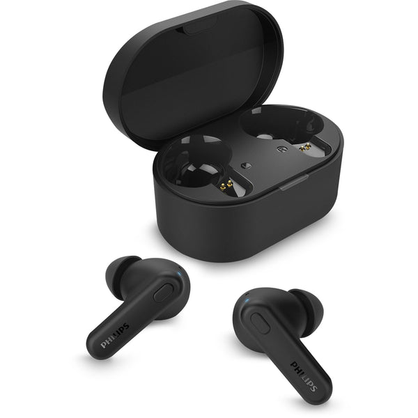 PHILIPS TAT1108 Wireless Earbuds,True Wireless Headphones,Powerful Bass with 6 Mm Driver,Clear Call with AI Mic,15-Hour Battery Life,Bluetooth