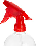 Juvale 12 Pack Refillable 16Oz Plastic Spray Bottles - All-Purpose Red Spray Bottle for Hair, Cleaning Solutions, Plants, with Adjustable Nozzle