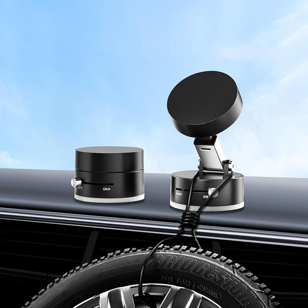 Upgraded Vacuum Magnetic Car Phone Holder,Strong Suction Cup Car Phone Mount,Foldable&Retractable Phone Holders for Your Car,Hands-Free for Car,