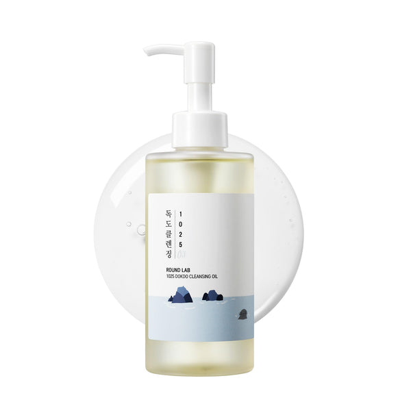 ROUND LAB 1025 Dokdo Cleansing Oil | Fresh and Light Oil Cleanser for All Skin Types, Amazing Blackhead Removal, Dissolve Impurities and Increase
