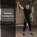 THERABAND CLX Resistance Band with Loops, Fitness Band for Home Exercise and Full Body Workouts, Portable Gym Equipment, Gift for Athlete,