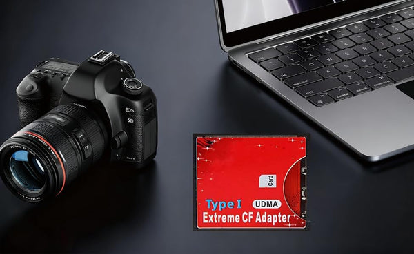 SD SDHC SDXC to CF Compact Flash Memory Card Adapter Reader Type I