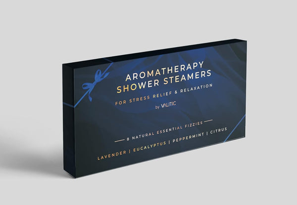 Valitic Aromatherapy Shower Steamers for Stress Relief and Relaxation - Gifts for Women Mom Birthday 8 Natural Essential Fizzies Shower Bombs - 4