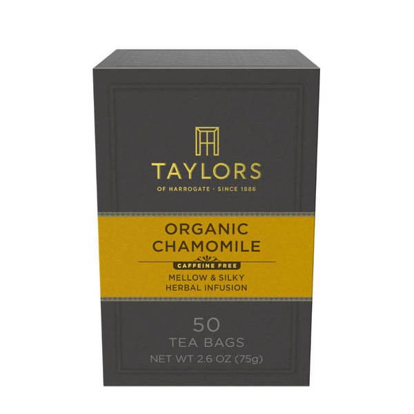 Taylors of Harrogate Organic Chamomile Herbal Tea, 50 Teabags