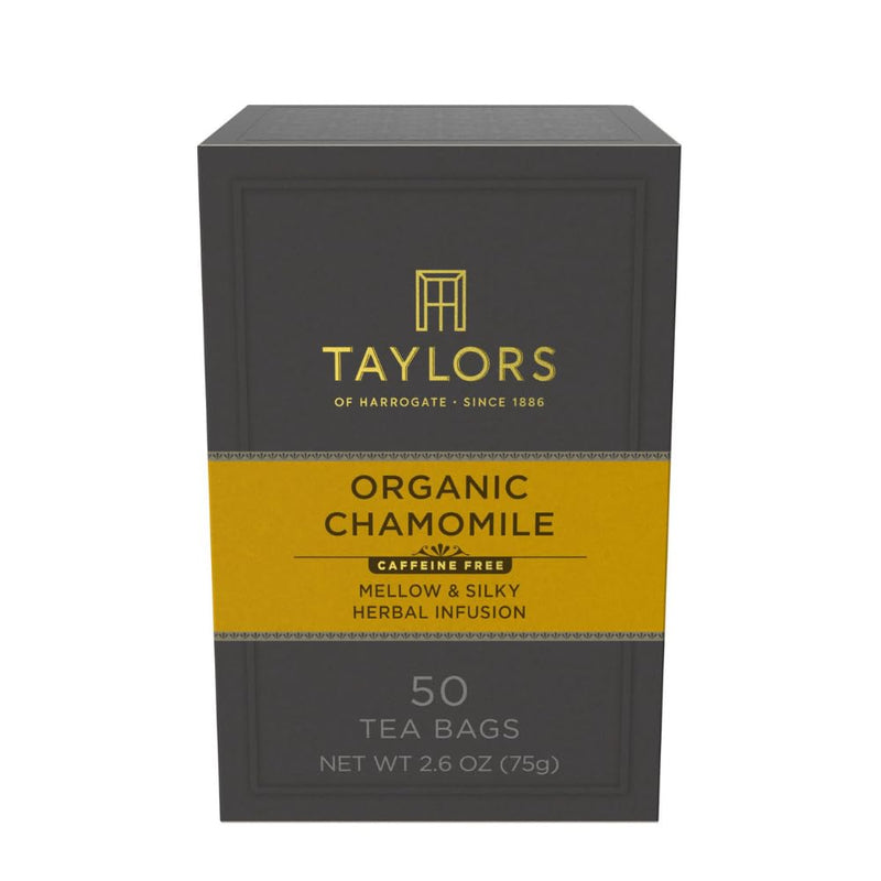 Taylors of Harrogate Organic Chamomile Herbal Tea, 50 Teabags