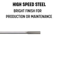 Drill America - DWRRDP.2480 .2480 High Speed Steel Dowel Pin Reamer, DWR Series
