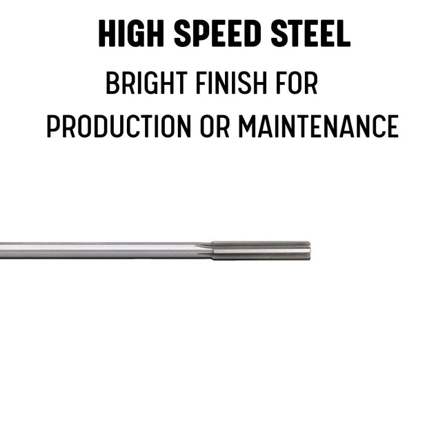 Drill America - DWRRDP.2480 .2480 High Speed Steel Dowel Pin Reamer, DWR Series