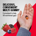 GNC Mega Men Gummy Multivitamin | Energy, Metabolism, & Immune Support | Mixed Berry | 120 Count