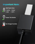 ANDTOBO USB to Aux Audio Adapter, 3.5Mm Male to USB Female, Car Music Player
