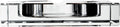Juvale Glass Crystal Ashtray with Cut and 4 Slots for Cigars, Luxury Square Cigarette Holder for Men, Home, Office, Desk, Tabletop Decoration,