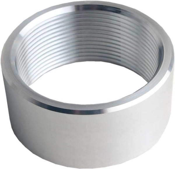 DEWHEL 2 Inch NPT Female Thread Aluminum Weld on Pipe Fitting Bung