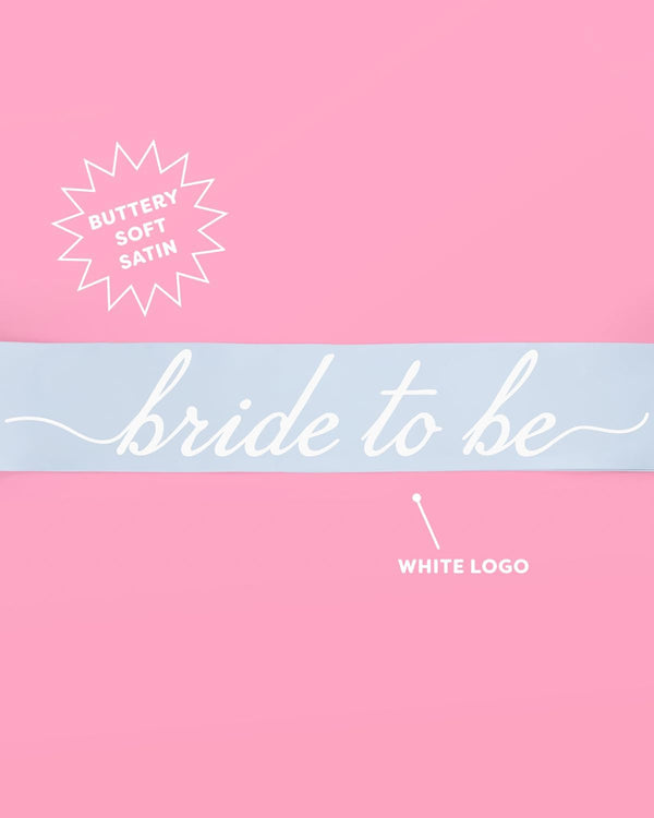 Xo, Fetti Blue Bride to Be Sash | Bachelorette Something Blue, Bridal Shower Accessory, Bach Party Decorations, Bridesmaid Gift, Engagement Party