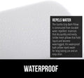 GORILLA GRIP Bath Pillow for Tub, Improved Suction Cups, Luxury Bathtub Pillows, Headrest for Neck and Back Support, Relaxing Home Spa, Hot Tubs