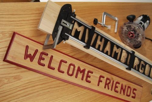 Milescraft 1212 Signpro Sign Making Kit for Routers- 2.5 In. & 1.5 In. Horizontal Letters (166 Templates), 1.5 In. & 2.5 In. Vertical Numbers (80