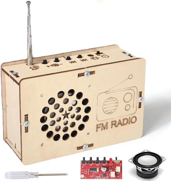 STEM Science Kits for Kids Boys Toys Age 5-7 8-12 8-13 Birthday Gifts for 6 7 8 9 10 11 12 13 14 Year Old Boys Girls Teen DIY FM Radio Building