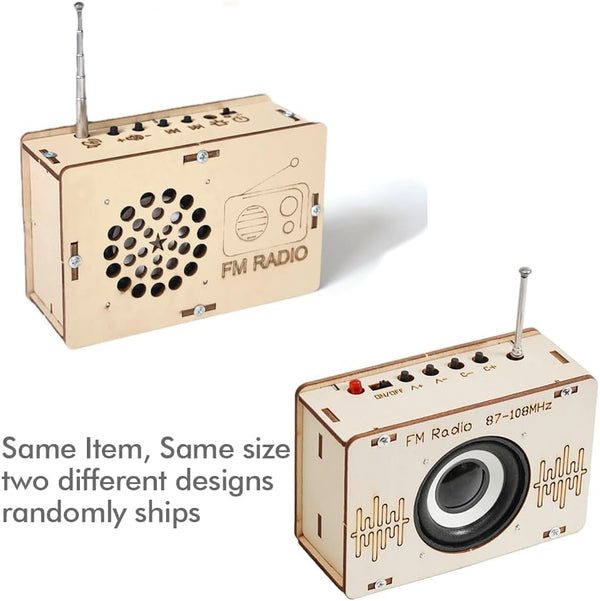 STEM Science Kits for Kids Boys Toys Age 5-7 8-12 8-13 Birthday Gifts for 6 7 8 9 10 11 12 13 14 Year Old Boys Girls Teen DIY FM Radio Building