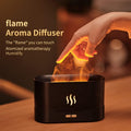 Colorful Flame Air Aroma Diffuser Humidifier, Upgraded 7 Flame Colors Noiseless Essential Oil Diffuser for Home,Office,Yoga with Auto-Off