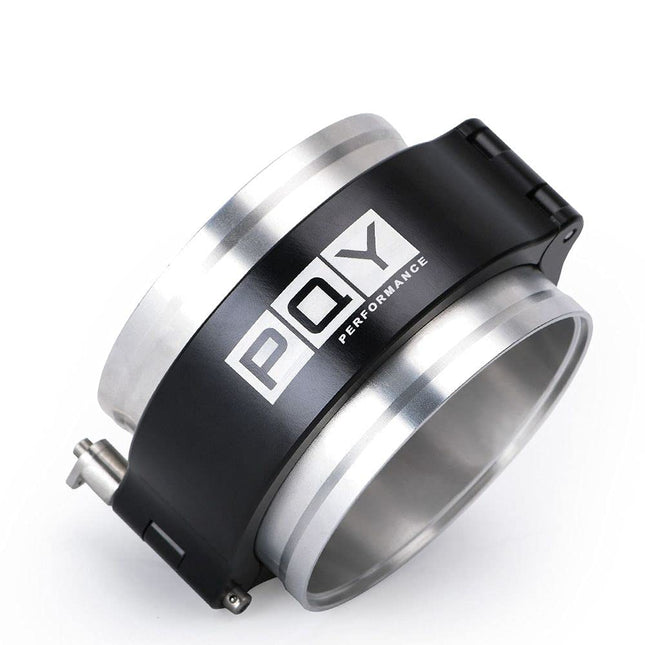 3 Inch Aluminum Quick Release V Band Clamp with Flange Intake Intercooler Pipe Clamp Throttle Union Sleeve