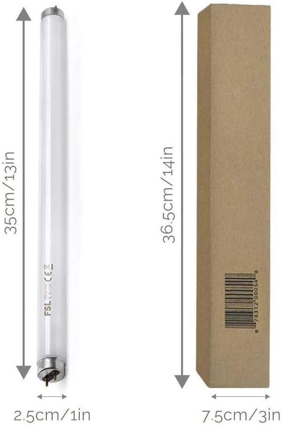 ASPECTEK Bug Zapper Mosquito UV Lamp Replacement Bulbs - Pack of 2X 10W UV Light Tubes, Compatible with ASPECTEK 20W Electronic Bug Zapper Models