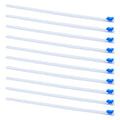 DICOSMETIC 10Pcs Plastic Slider Cutter 12 Reusable Cling Film Slide Cutter Self-Adhesive Slide Cutter Replacement Food Wrap Cutter Wrap Dispenser