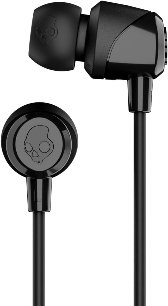 Skullcandy Jib Wired Earbuds with 3.5Mm Plug, Noise Isolating Fit, Built-In Microphone Call and Track Control, Convenien
