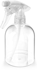 Bar5F Plastic Spray Bottle, 16 Oz | Leak Proof, Empty, Clear, Trigger Handle, Adjustable Fine to Stream Output, Refillable, Heavy Duty Sprayer for
