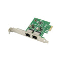 XM-NA3820 PCI-E 2-Port Dual 10/100/1000Mbps Gigabit Ethernet PCI Express (Pcie X1) Server Network Card/Network Adapter, Realtek RTL8111F Chipset,