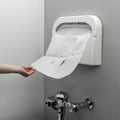 Hospeco Flushable Toilet Seat Covers - 1000 Pcs, 4 Packs of 250 - Disposable Paper Discreet Seats for Commercial Wall Dispenser, 16.75 x 14.25