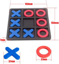 Tic Tac Toe Board Game,Tic Tac Toe Family Game, Classic Board Game, Classical Family Board Game,Children'S Tic Tac Toe Game, Plastic Tic Tac Toe