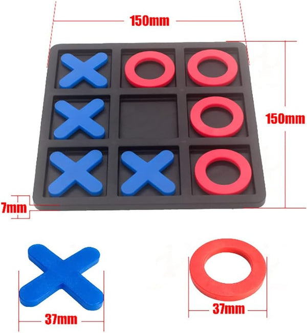 Tic Tac Toe Board Game,Tic Tac Toe Family Game, Classic Board Game, Classical Family Board Game,Children'S Tic Tac Toe Game, Plastic Tic Tac Toe