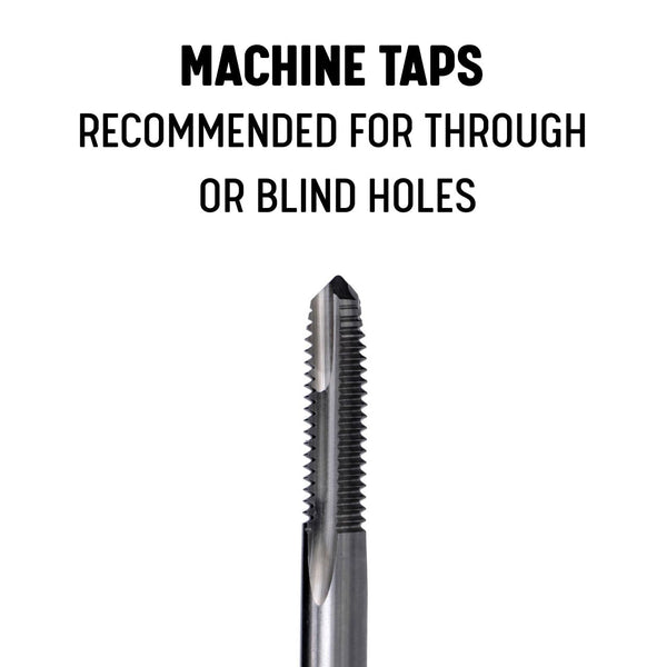 Drill America 1/2"-20 High Speed Steel 3 Flute Spiral Point Tap, T/A Series