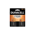 Duracell Coppertop 9V Battery, 2 Count Pack, 9-Volt with Long-lasting Power, All-Purpose Alkaline 9V Battery for Household and Office Devices 2
