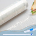 DICOSMETIC 10Pcs Plastic Slider Cutter 12 Reusable Cling Film Slide Cutter Self-Adhesive Slide Cutter Replacement Food Wrap Cutter Wrap Dispenser