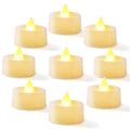 Homemory 12-Pack Flameless LED Tea Lights Candles Battery Operated, 200+Hour Fake Electric Candles Tealights for Votive, Halloween, Ofrenda, Diya,