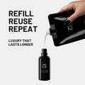 Beard Oil for Men, 100Ml Refill Pouch - Black Oud (Growth Enhancer), Beard Care Essential, Moisturiser/Softener, Non-Greasy after Shaving Oil,