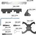 Camshaft Timing Locking Tool Kit Compatible with Ford Fusion Escape Focus Fiesta Mazada 1.25 1.4 1.6 1.7 1.8 2.0 2.3L 2.5L Ecoboost 1.5L 1.6L, 2.0