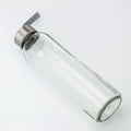 Suresave Glass Water Bottles with Stainless Steel Lids and Sleeves | 18 Oz Reusable Glass Bottles with Carrying Loop for Eco-Friendly Travel
