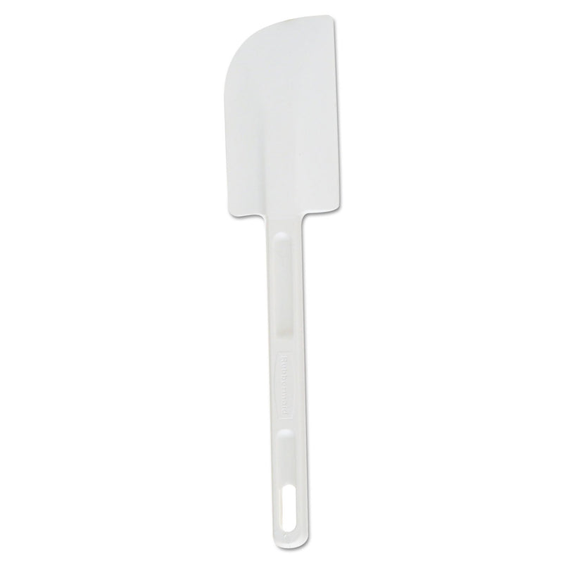 Rubbermaid Commercial Products Cold Temperature Scraper Spatula, White, 9.5 Inch, Clean-Rest Design