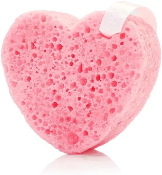 SPONGELLÃ Pink Camellia Body Buffer â All-In-One Exfoliating Sponge & Body Wash for Valentine'S & Mother'S Day Gifts