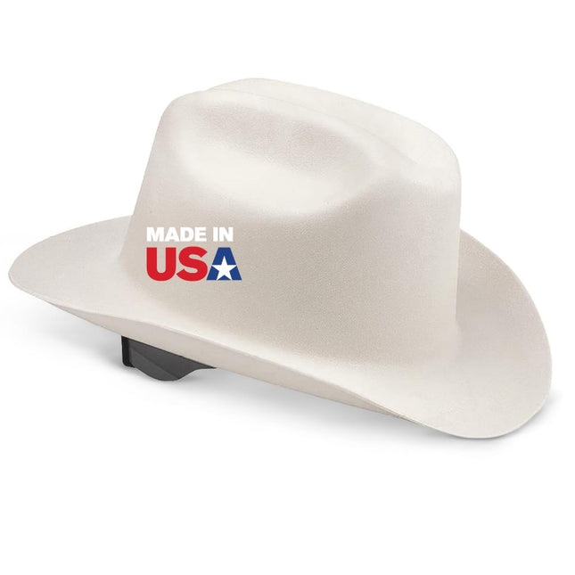 Jackson Safety Cowboy Hard Hat - Western Outlaw Style Construction Helmet with Full Brim Shade - ANSI Z89.1 & OSHA Compl