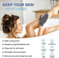 Yiclick 6Pairs Heavy Exfoliating Gloves,Body Scrub Exfoliator for Dead Skin Remover,Exfoliating Body Scrubber for Bath Shower