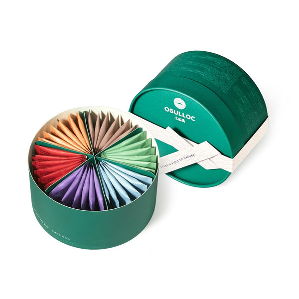 Osulloc For:Rest Tea Box (42 Count, 6 Types X 6Ea,) Exquisite & Unique Gift Idea for Tea Lover, Variety Gift Box Sampler, 6 Unique Blended Tea