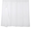 Shower Curtain Liner with Snaps 70" W X 54" H Waterproof Polyester Fabric Bath Curtain with Magnet White