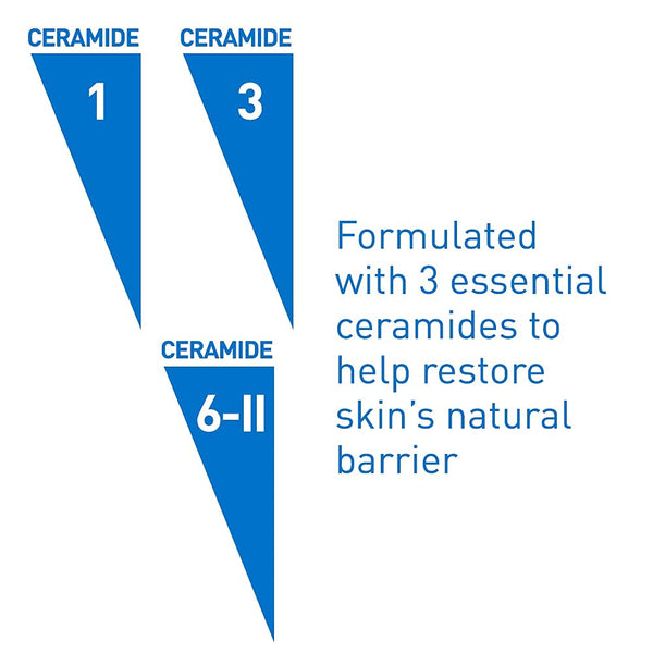 Cerave Renewing Salicylic Acid Cleanser, Formulated with Hyaluronic Acid, Niacinamide, & Ceramides, Gentle BHA Exfoliating Face Wash Smooths &
